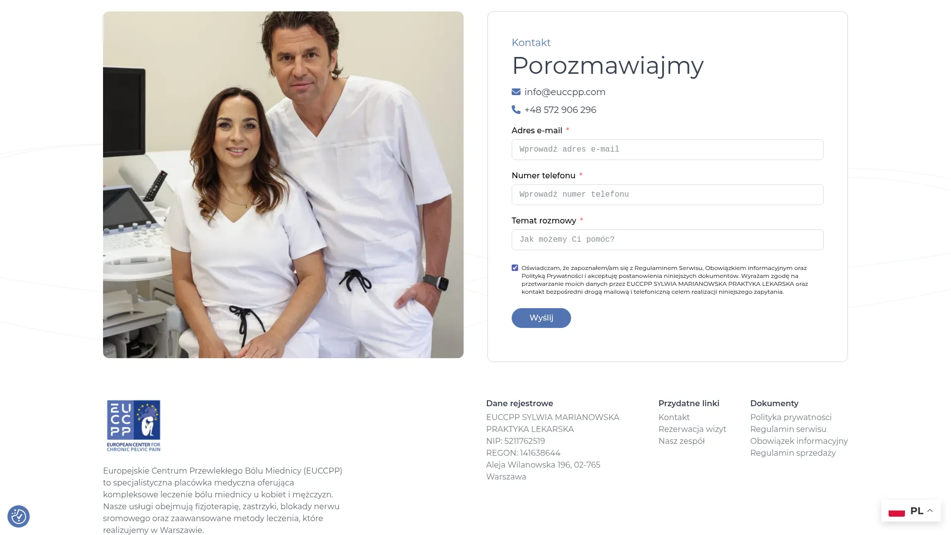 EUCCPP SYLWIA MARIANOWSKA PRAKTYKA LEKARSKA