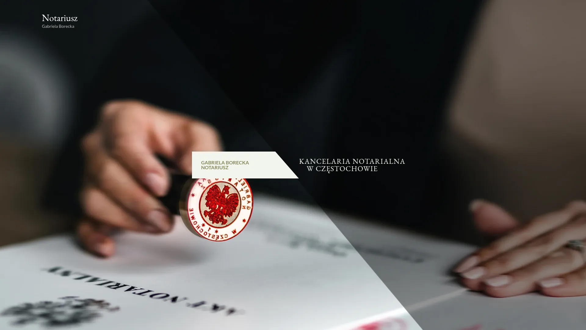 Kancelaria Notarialna Notariusz Gabriela Borecka