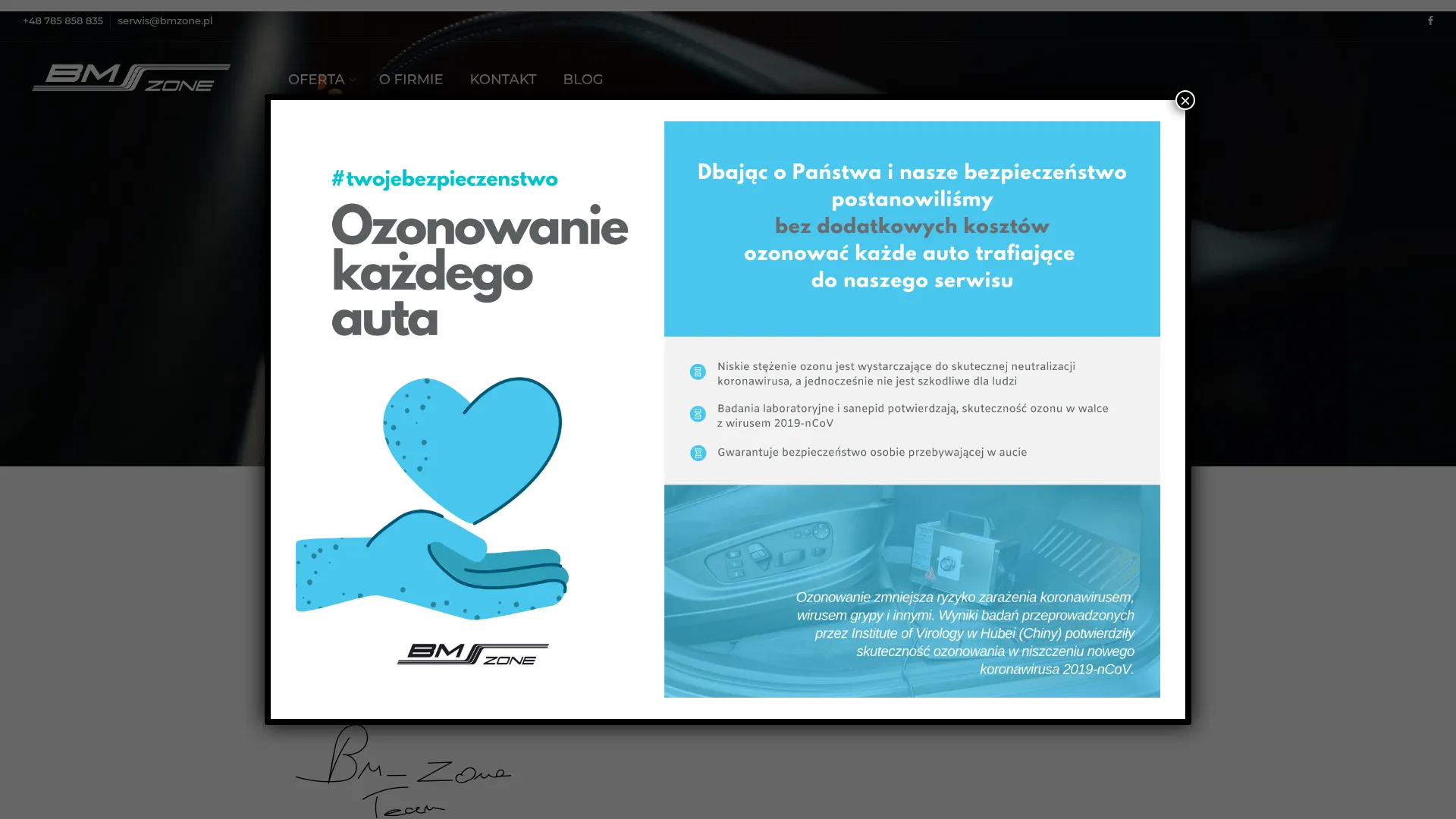 Zrzut ekranu strony